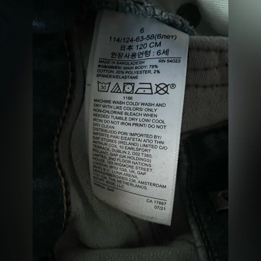 GAP Kids Jeans Size 6 Original